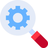 management optimization flat icon