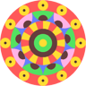 mandala flat simge