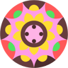 mandala flat simge