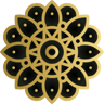 mandala i̇ki renk simge