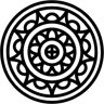 Mandala line icon