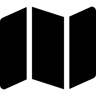 地图 填充 图标