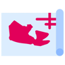 canada map flat icon