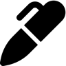 Stift gefüllt Icon