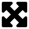 maximieren gefüllt Icon