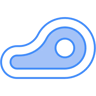 meat two color icon