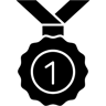 medalha preenchido ícone