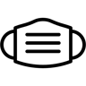 медицинская маска line иконка