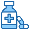 Medizin zwei farben Icon