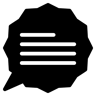 رسالة ثنائي اللون أيقونة