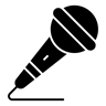 Mikrofon gefüllt Icon