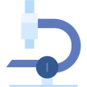 Mikroskop flach Icon