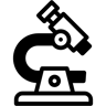 مجهر ثنائي اللون أيقونة