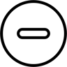 minimieren linie Icon