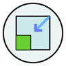 minimize lineal color icon