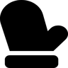 mitten filled icon