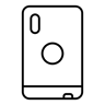 الهاتف المحمول خط أيقونة