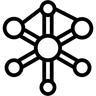 分子 线条 图标