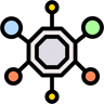 分子 lineal-color 图标