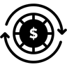 money transfer duotone icon