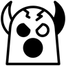 monster duotone icon