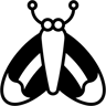 falena duotono icona