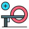 MRT-Gerät lineal farbe Icon