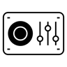 music equalizer duotone icon