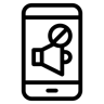 stumm linie Icon