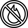 no fire line icon