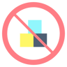no sugar flat icon