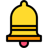 notification bell lineal color icon