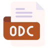odc file flat icon