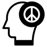 perdamaian duotone ikon