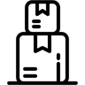 scatola di spedizione linea icona