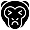 قرد مملوءة أيقونة