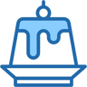 panna cotta two color icon