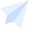 paper plane flat icon