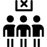 social distancing filled icon