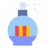 perfume bottle flat icon