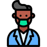 pharmacist lineal color icon