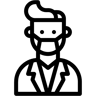 药剂师 线条 图标