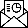 pie chart line icon