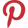 pinterest flat icon