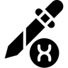Pipette gefüllt Icon