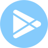 play store two color icon