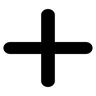 artı işareti dolu simge