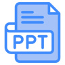 ppt two color icon