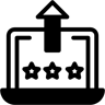 premium rating duotone icon