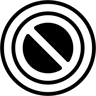 larangan duotone ikon